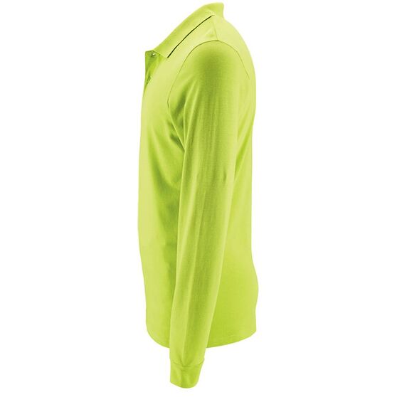 Рубашка поло мужская с длинным рукавом Perfect LSL Men, зеленое яблоко-3