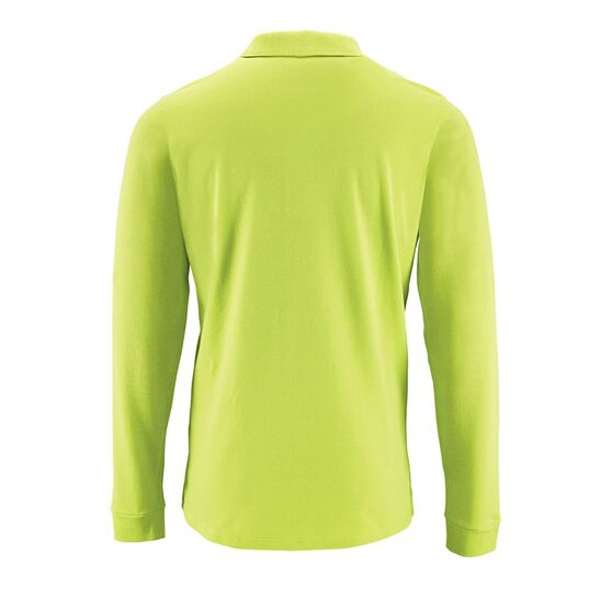 Рубашка поло мужская с длинным рукавом Perfect LSL Men, зеленое яблоко-2