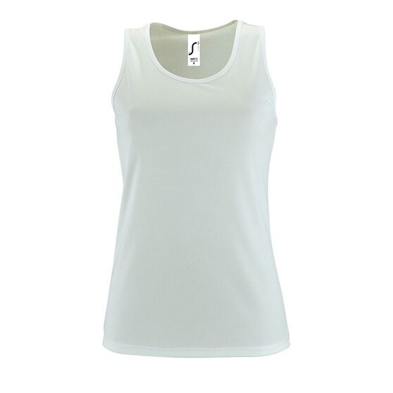 Майка женская Sporty TT Women, белая-1