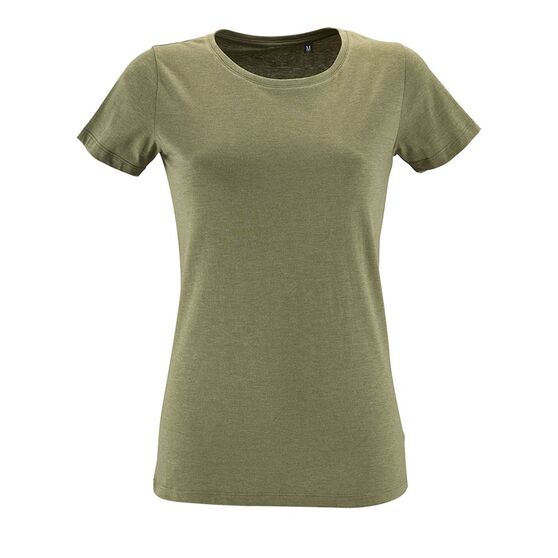 Футболка женская Regent Fit Women, меланж хаки-1