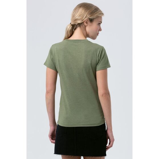 Футболка женская Regent Fit Women, меланж хаки-5