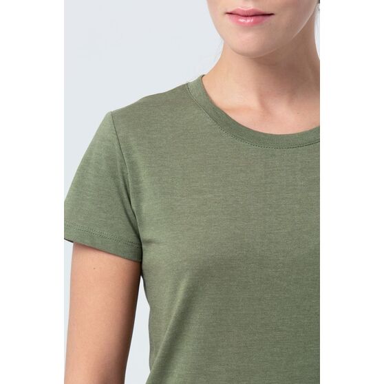 Футболка женская Regent Fit Women, меланж хаки-6
