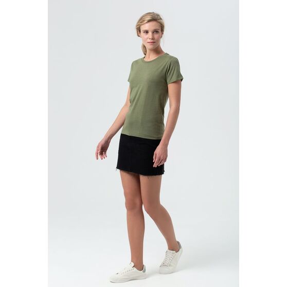 Футболка женская Regent Fit Women, меланж хаки-7