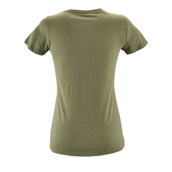 Футболка женская Regent Fit Women, меланж хаки-2
