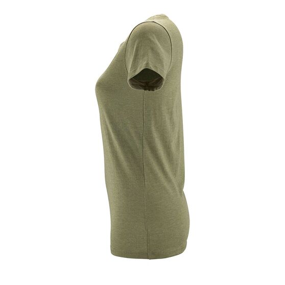 Футболка женская Regent Fit Women, меланж хаки-3