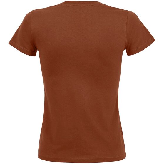 Футболка женская Regent Fit Women, коричневая (терракотовая)-2