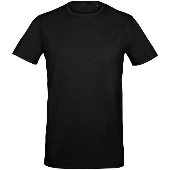 Футболка мужская Millenium Stretch Men, черная-1