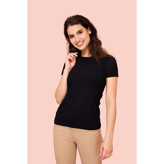 Футболка женская Millenium Stretch Women, белая-4