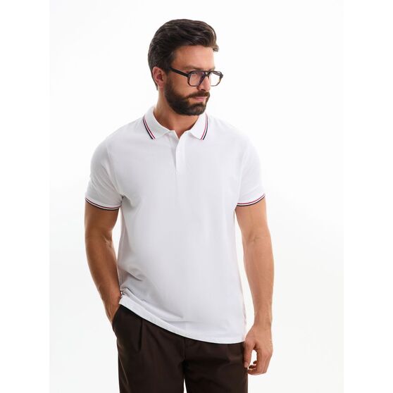 Рубашка поло мужская Prestige Men, белая-4