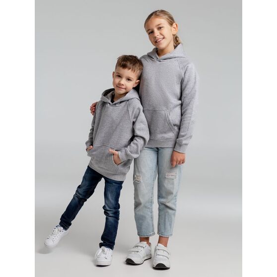 Толстовка детская Stellar Kids, серый меланж-10