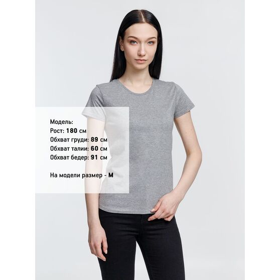 Футболка женская Pioneer Women, серый меланж-4