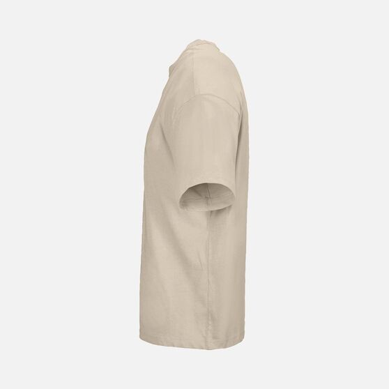 Футболка оверсайз мужская Boxy Men, бежевая (льняная)-3