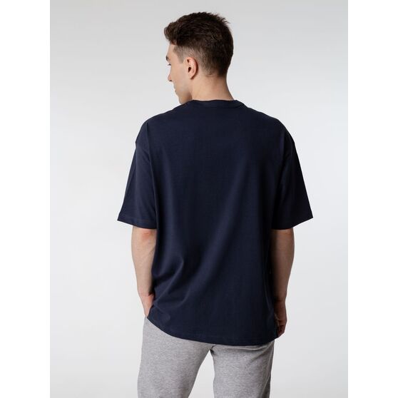 Футболка оверсайз мужская Boxy Men, синяя (джинс)-6