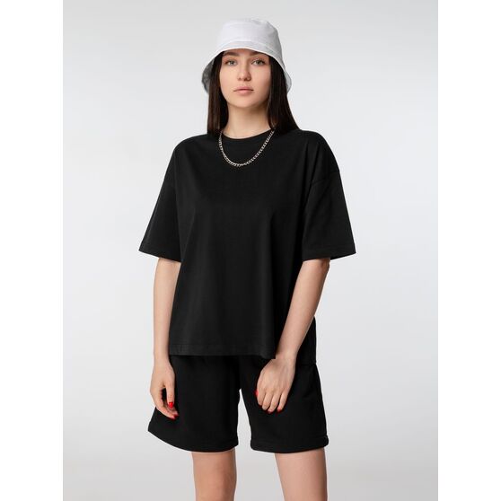 Футболка оверсайз женская Boxy Women, темно-серая (графит)-4