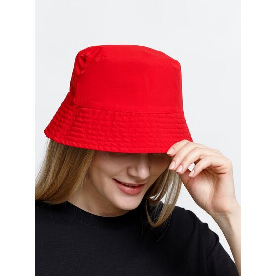Панама Nylon двусторонняя, темно-синяя с красным-5