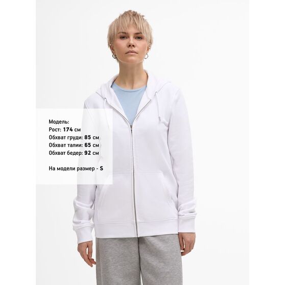 Толстовка унисекс Calipso, белая-9