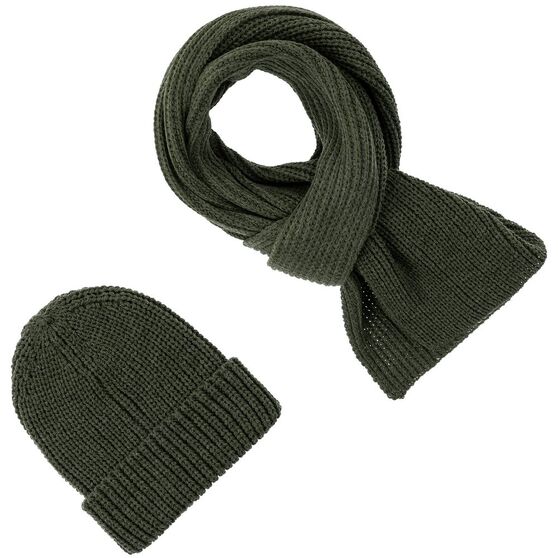 Шарф Nordkyn, зеленый (оливковый)-3