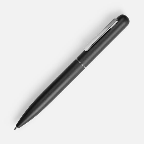 Ручка шариковая Scribo, матовая серая-2