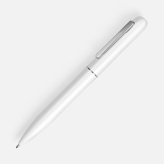 Ручка шариковая Scribo, матовая белая-1