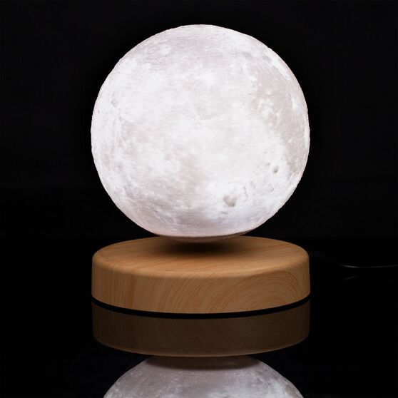Левитирующая луна MoonFlight с пластиковой подставкой-2