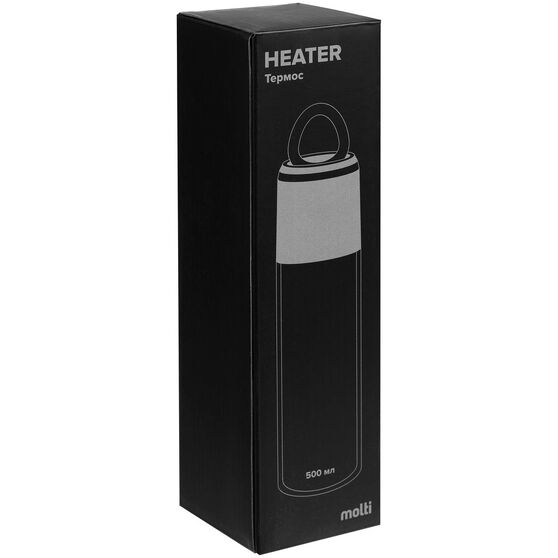 Термос Heater, синий-7
