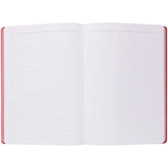 Ежедневник Flexpen, недатированный, серебристо-красный-8