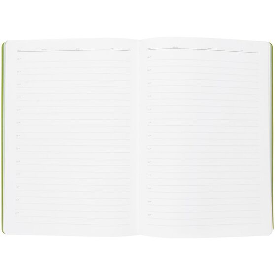 Ежедневник Flexpen, недатированный, серебристо-зеленый-11