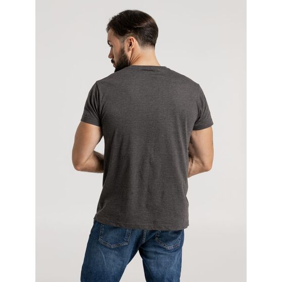 Футболка унисекс Firm Wear, черный меланж-8