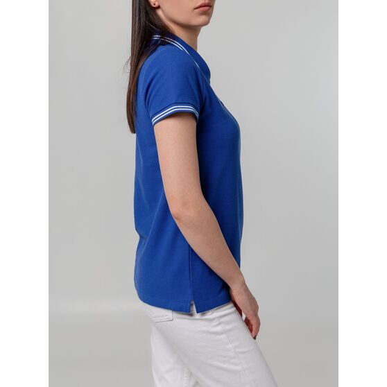 Рубашка поло женская Virma Stripes Lady, ярко-синяя-8