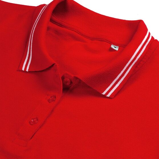 Рубашка поло женская Virma Stripes Lady, красная-3