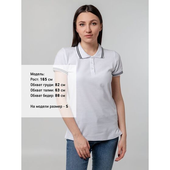 Рубашка поло женская Virma Stripes Lady, белая-5