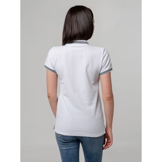 Рубашка поло женская Virma Stripes Lady, белая-7