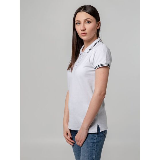 Рубашка поло женская Virma Stripes Lady, белая-8