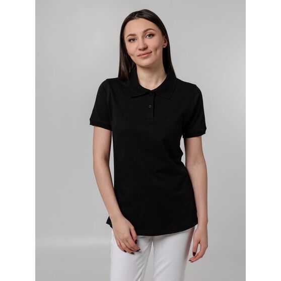 Рубашка поло женская Virma Stretch Lady, черная-5