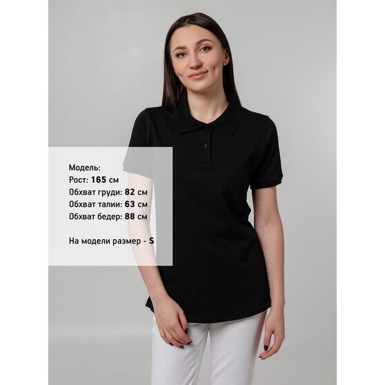 Рубашка поло женская Virma Stretch Lady, черная-4