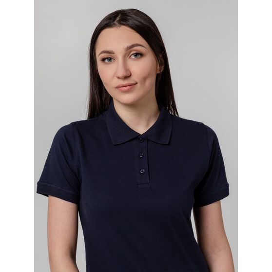 Рубашка поло женская Virma Stretch Lady, темно-синяя-8