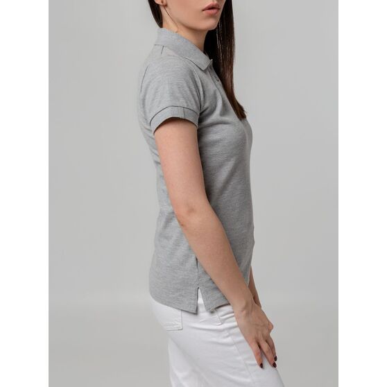Рубашка поло женская Virma Premium Lady, серый меланж-9