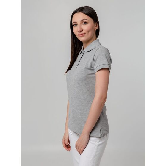 Рубашка поло женская Virma Premium Lady, серый меланж-7