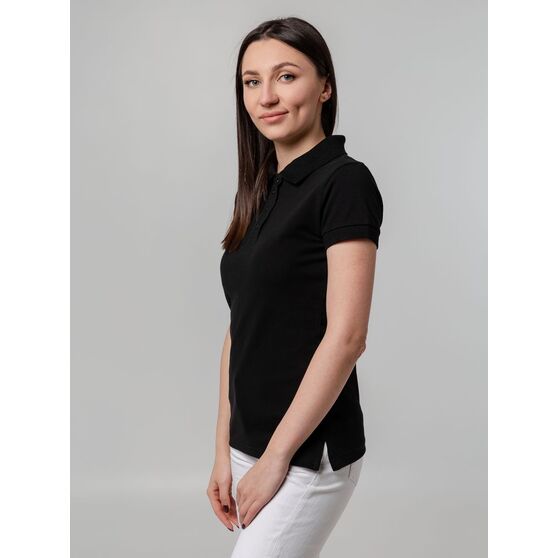 Рубашка поло женская Virma Premium Lady, черная-7