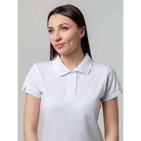 Рубашка поло женская Virma Premium Lady, белая-8