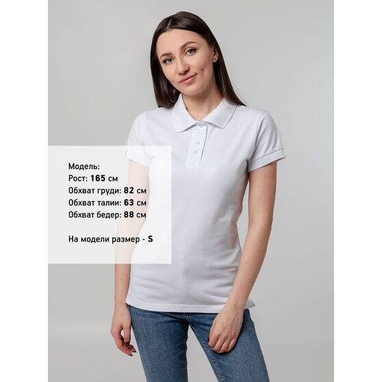 Рубашка поло женская Virma Premium Lady, белая-5