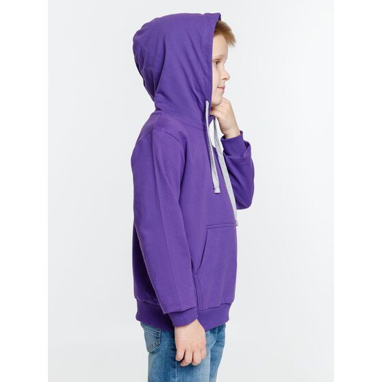 Толстовка с капюшоном детская Kirenga Kids, фиолетовая-5