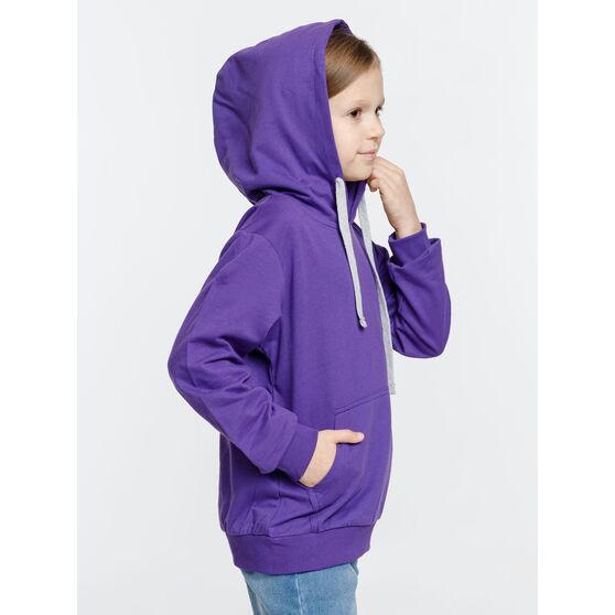 Толстовка с капюшоном детская Kirenga Kids, фиолетовая-8