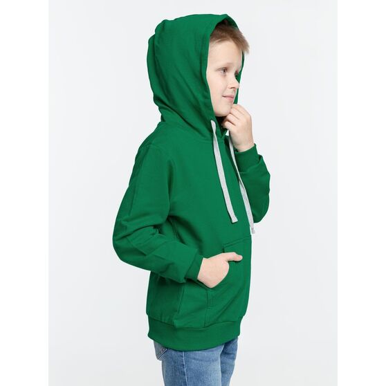 Толстовка с капюшоном детская Kirenga Kids, зеленая-4