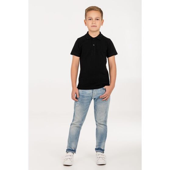 Рубашка поло детская Virma Kids, черная-5