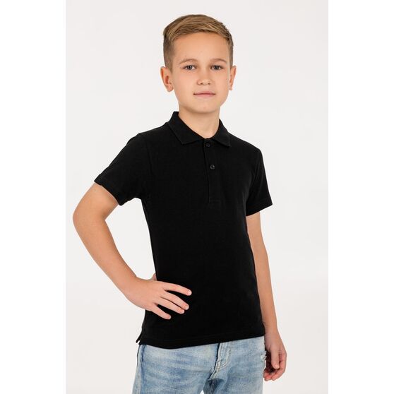 Рубашка поло детская Virma Kids, черная-4