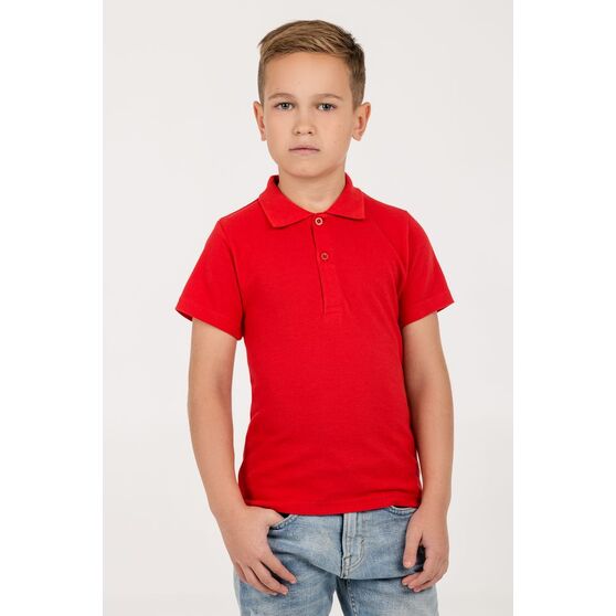 Рубашка поло детская Virma Kids, красная-4