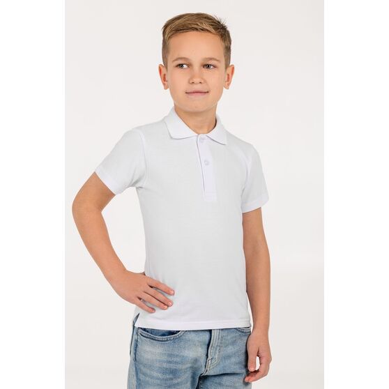 Рубашка поло детская Virma Kids, белая-4