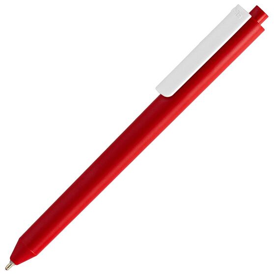 Ручка шариковая Pigra P03 Mat, красная с белым-1