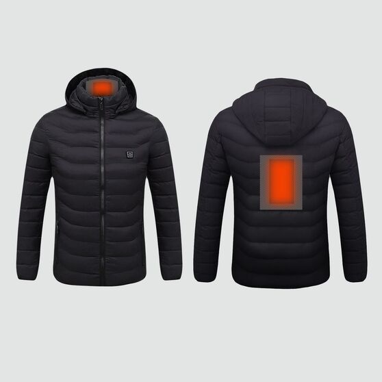 Куртка с подогревом Thermalli Chamonix, черная-12